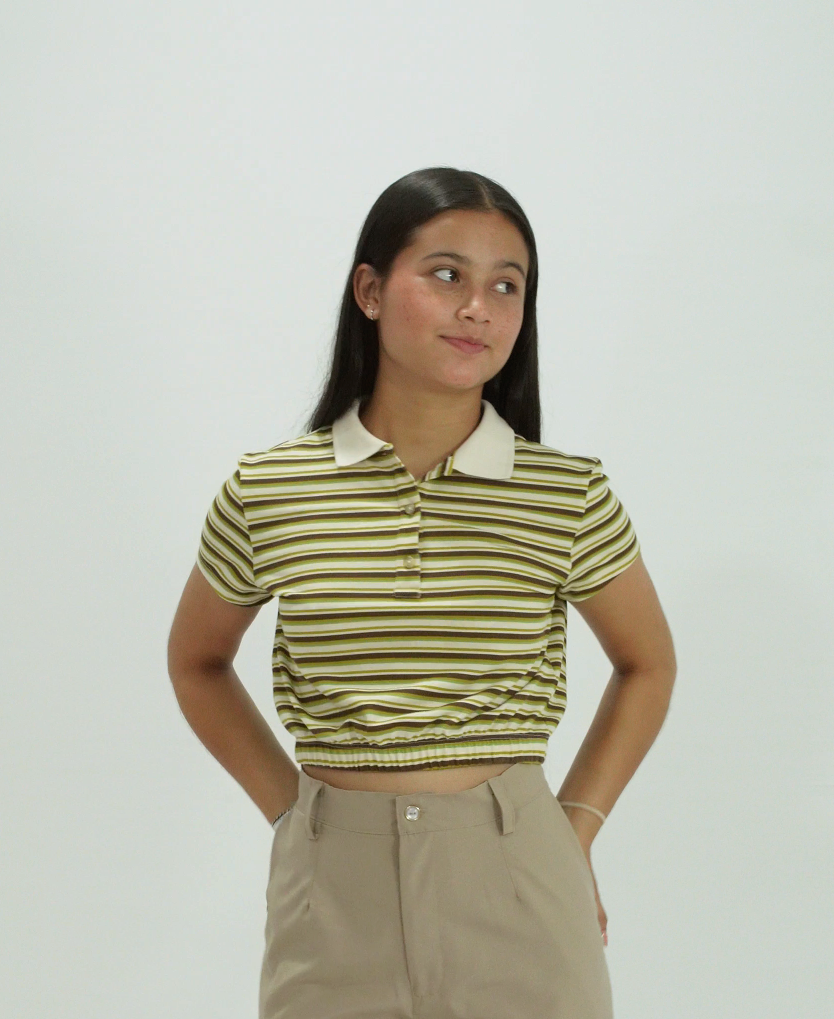 Camiseta Polo Rayas